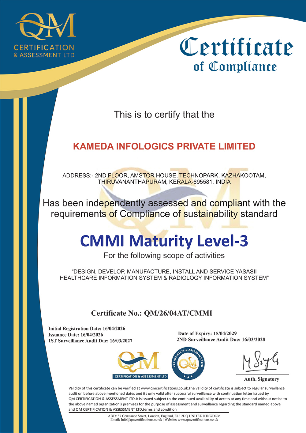 CMMI Maturity Level 03